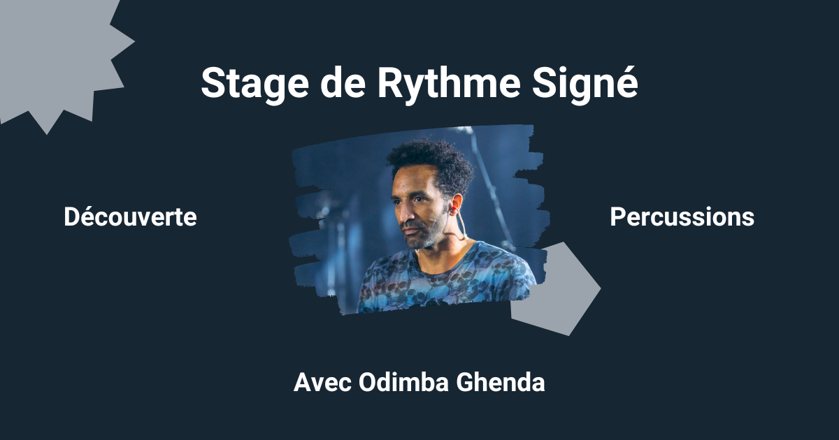 Stage de percussions et rythme signé Découverte SYSMO