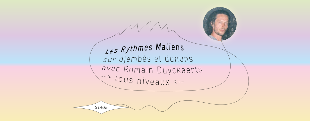 Stage de rythmes maliens avec romain Duyckaerts